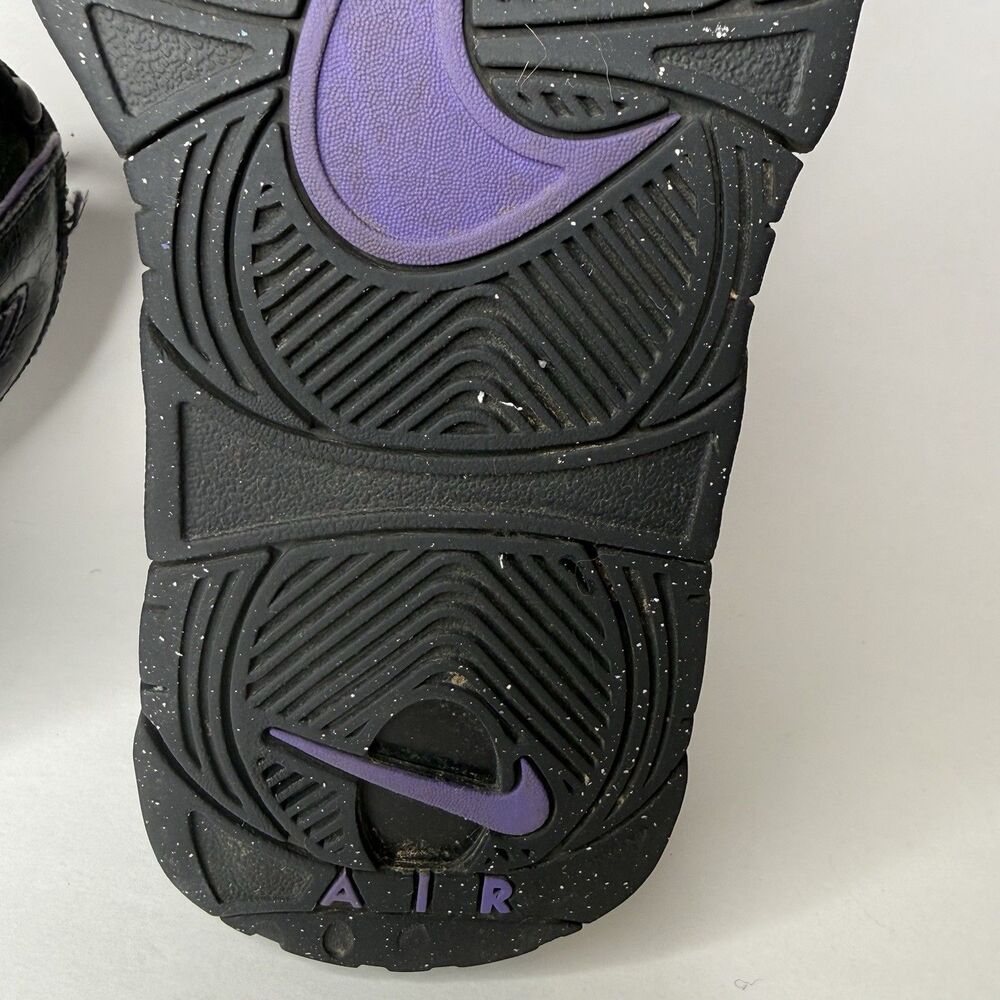 Nike Air More Uptempo 96 Shoes Black Action Grape DV1879-001 Mens Size 8 - Picture 11 of 13
